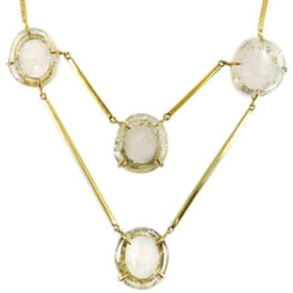 Anthropologie Jewelry - Lena Benard Dionna Clear Quartz Necklace